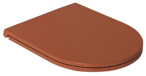 Isvea Isvea, INFINITY WC ülőke SLIM, lágyan záródó, Easy Take, terrakotta, 40KF0548I