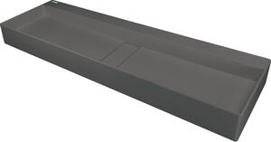 Deante Blur, gránit asztali mosdó 1200x400x120 mm, antracit metál, DEA-CQB_TU2S