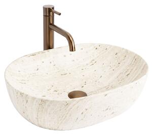 Rea Rea, Amelia Travertine Classic 48 pultra helyezhető mosdó, REA-U4210
