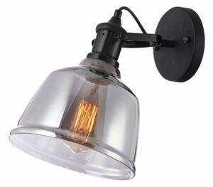 Lámpa Fali lámpatest MUSCARI IIB,3800,AC220-240V,50/60Hz,1*E27, IP20,egy, fekete