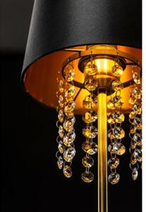 Lámpa Asztali lámpatest NESTO 3 , 6090, AC220-240V, 50/60Hz, 1*E27, max.40W, átmérő 20 cm, fekete/arany