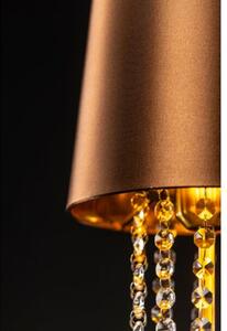 Lámpa Asztali lámpatest NESTO 3 , 6199, AC220-240V, 50/60Hz, 1*E27, max.40W, átmérő 20 cm, barna