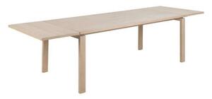 Asztal Oakland K101, Világos tölgy, 75x100x200cm, Hosszabbíthatóság, Természetes fa furnér, Közepes sűrűségű farostlemez, Váz anyaga, Tölgy
