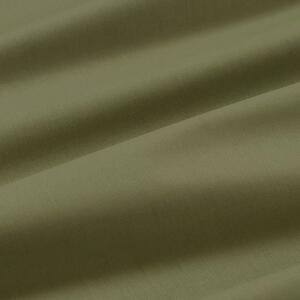 Goldea szögletes terítő 100% pamutvászon - olivaszínű 100 x 140 cm