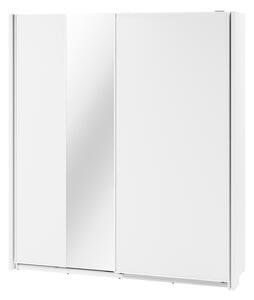 Gardróbszekrény Fresno 136, Laminált forgácslap, 235x210x71cm, Fehér