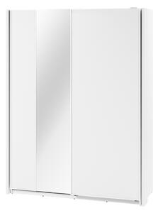 Gardróbszekrény Fresno 135, Laminált forgácslap, 235x180x71cm, Fehér