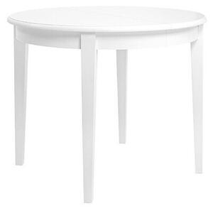 Asztal Boston 278, Fehér, 76cm, Hosszabbíthatóság, Közepes sűrűségű farostlemez, Váz anyaga