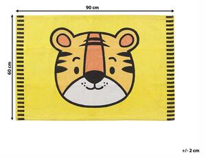 Sárga tigrises gyerekszobaszőnyeg 60 x 90 cm RANCHI