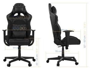 Gcn gamdias zelus e1-l gaming szék - fekete