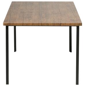 Modern fekete és barna színű asztal 90x150 cm LAREDO