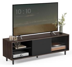 VASAGLE TV-állvány szerszámmentes összeszereléssel (akár 60" TV-hez), 140 x 39 x 45 cm, hamubarna