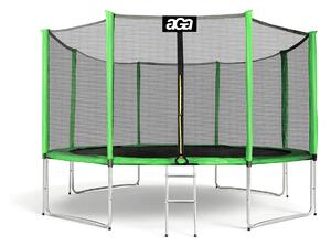 Aga SPORT PRO Trambulin 366 cm Világoszöld + védőháló + létra