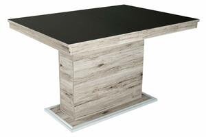Flóra Plusz asztal | 120cm(+40cm) x 80cm | Választható asztallap színnel