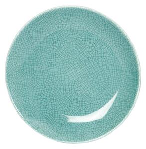 Illusion - Zöld színű repedezett mintázatú előételes tányér