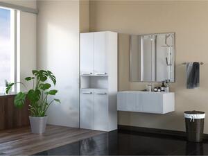 Fürdőszoba szekrény NEL DK 2K 60 cm fehér fényű