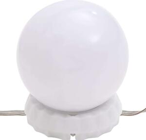 VidaXL fehér fésülködőasztal LED-del 86,5 x 35 x 136 cm