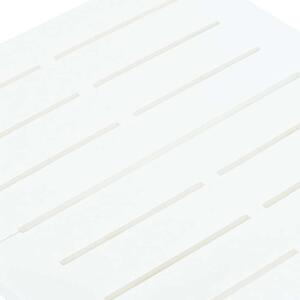 VidaXL fehér műanyag összecsukható kerti asztal 45 x 43 x 50 cm
