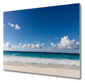 Üveg vágódeszka strand Seychelles