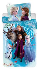 Egyszemélyes pamut gyerek ágyneműhuzat 140x200 cm Frozen – Jerry Fabrics