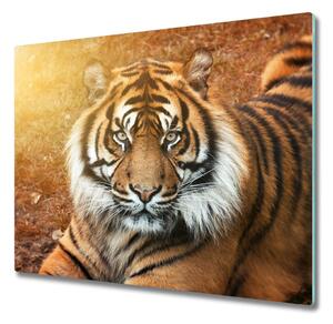 Üveg vágódeszka bengáli tigris