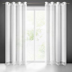 Merida fehér csipkés függöny 140x250 cm