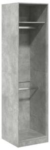 VidaXL Ruhásszekrény - Beton Szürke - 50x50x200 cm