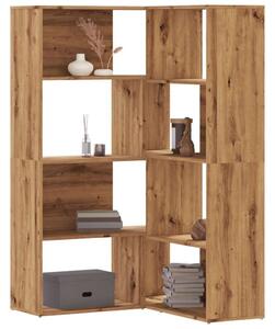 VidaXL Sarokkönyvespolc - Fa - 4 Szint - 85x85x140 cm
