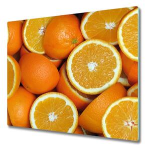 Üveg vágódeszka fele narancssárga 60x52 cm