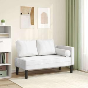 VidaXL Sarokkanapé - Fehér Műbőr - 116,5x62x57,5 cm