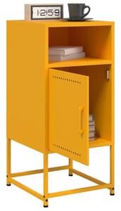 VidaXL Ipari Éjjeliszekrény Szett - 2 db - Mustársárga - Acél - 36x39x78 cm
