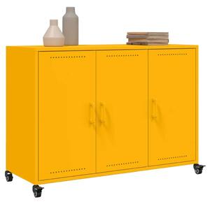 VidaXL Acéltálalószekrény - Mustársárga - 100,5x39x72 cm