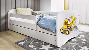 Babydreams Fehér kotróágy fiókkal, matrac nélkül 160/80