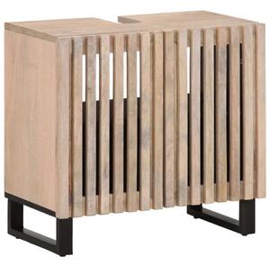VidaXL tömör mangófa fürdőszobai mosdószekrény 62 x 34 x 58 cm