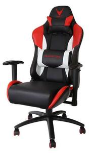Platinet gamer szék, varr silverstone, piros-fehér VGCS1