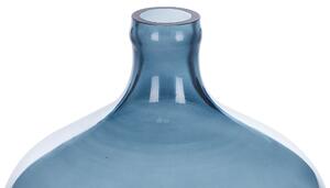 Üveg Dekor váza 39 Kék ROTI