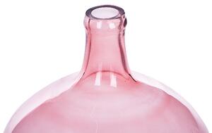 Üveg Dekor váza 39 Rózsaszín ROTI