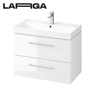 Fürdőszoba szekrény a mosogató alatt Cersanit LARGA 79,4x57,2x44,4 cm fehér fényű S932-073