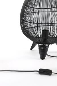 Fekete asztali lámpa (magasság 37 cm) Yumi – Light & Living