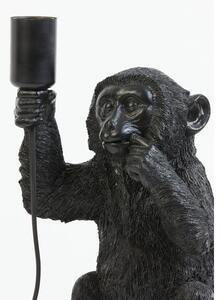 Fekete asztali lámpa (magasság 34 cm) Monkey – Light & Living