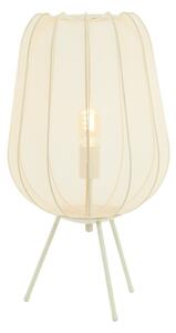 Krémszínű asztali lámpa (magasság 60 cm) Plumeria – Light & Living