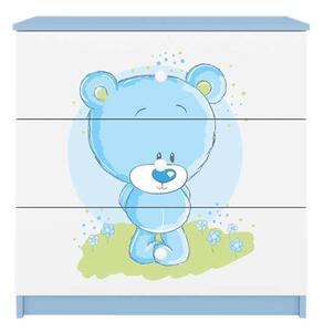 Babydreams kék komód, kék mackó