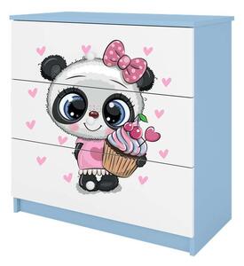 Babydreams kék panda komód