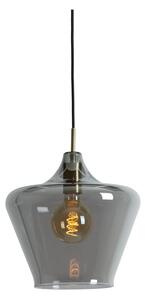 Szürke mennyezeti lámpa üveg búrával ø 30 cm Solly – Light & Living
