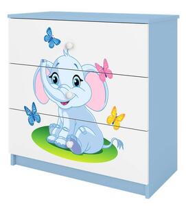 Babydreams kék elefánt komód