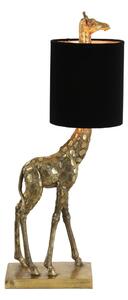 Fekete-bronzszínű asztali lámpa (magasság 61 cm) Giraffe – Light & Living