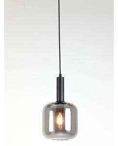 Szürke mennyezeti lámpa üveg búrával ø 16 cm Lekar – Light & Living