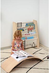 Bézs gyerek szövet könyvespolc 60x70 cm Animals - Folkifreckles