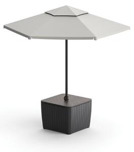 Keter Luzon Deco walnut / grafit kerti asztal