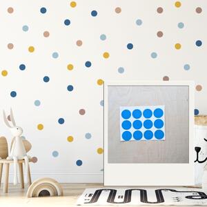 OUTLET - Minimalista pötty falmatrica - tengerkék (kicsi)