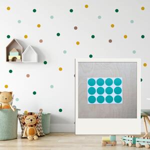 OUTLET - Minimalista pötty falmatrica - smaragdzöld (kicsi)